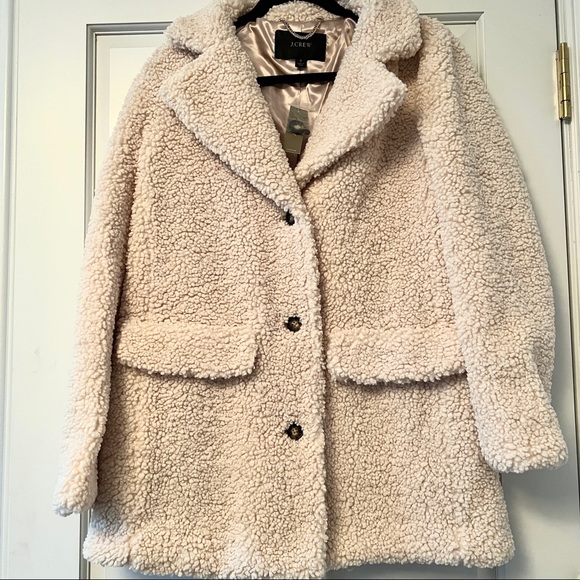 J.Crew Teddy Sherpa Jacket - Small